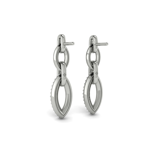 Double Drop Link Earrings