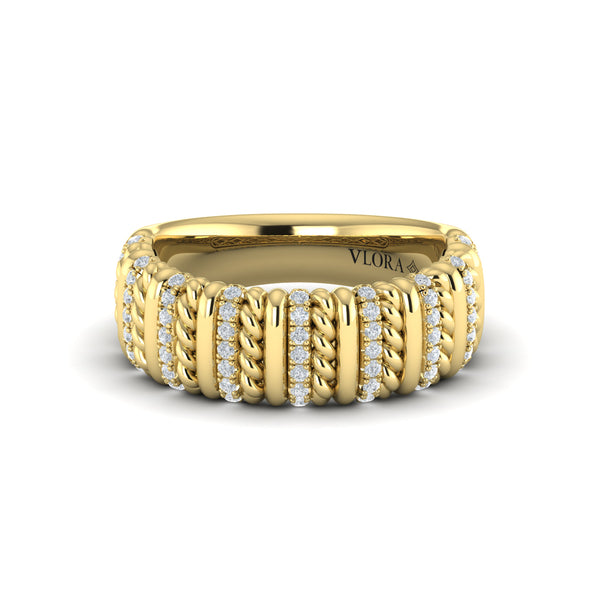 Diamond Rope Ring