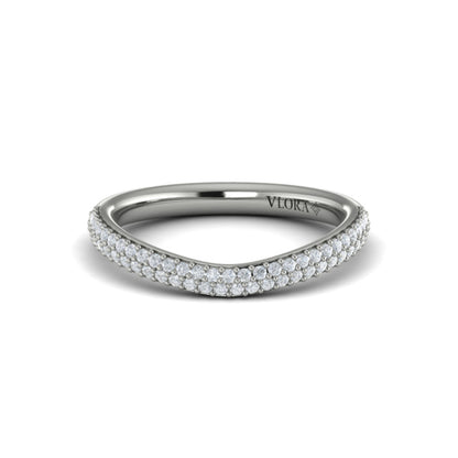 Matching Bands Wedding Band in Platinum by Vlora Bridal