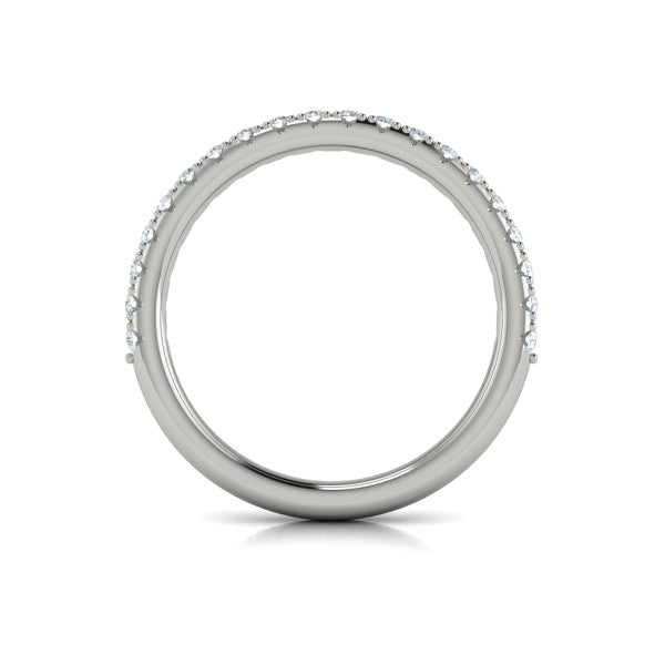 Matching Bands Wedding Band in Platinum by Vlora Bridal