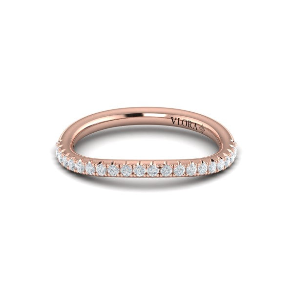 Matching Band for Entwined Round Diamond Engagement Ring