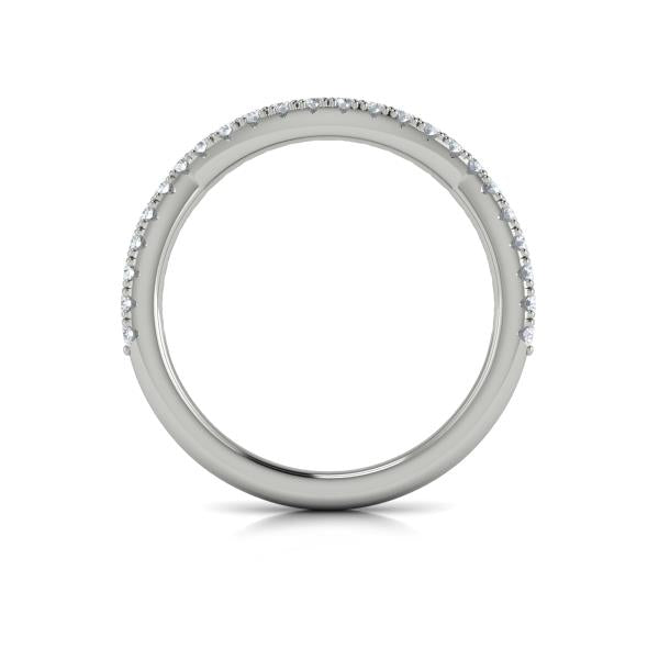 Matching Bands Wedding Band in Platinum by Vlora Bridal