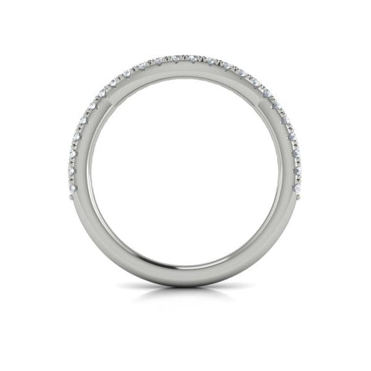 Matching Bands Wedding Band in Platinum by Vlora Bridal