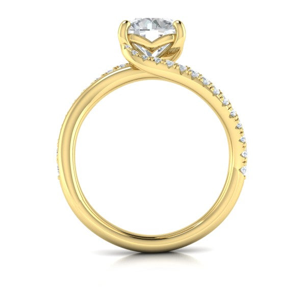 Graceful Curves Engagement Ring