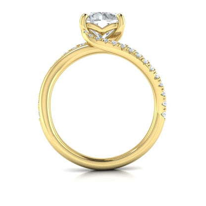 Graceful Curves Engagement Ring
