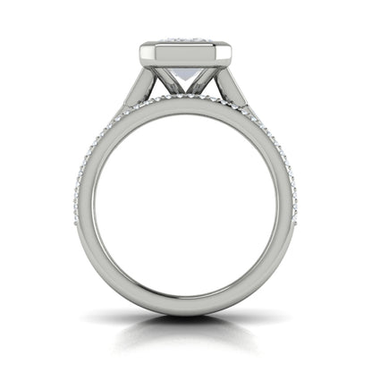Modern Cathedral Engagement Ring