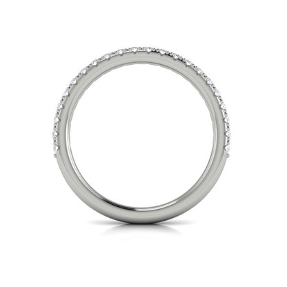 Matching Band for Trio Oval Bezel Engagement Ring
