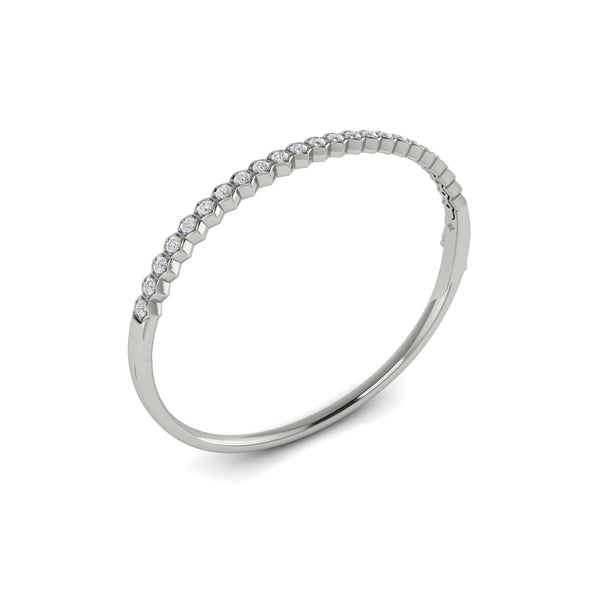 Diamond Honeycomb Bangle