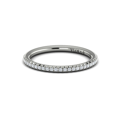 Matchign Band for Diamond Frame Pavé Engagement Ring