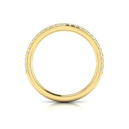 Matching Bands Wedding Band in 14K Yellow Gold by Vlora Bridal