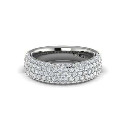 Diamond Multi-Row Statement Ring