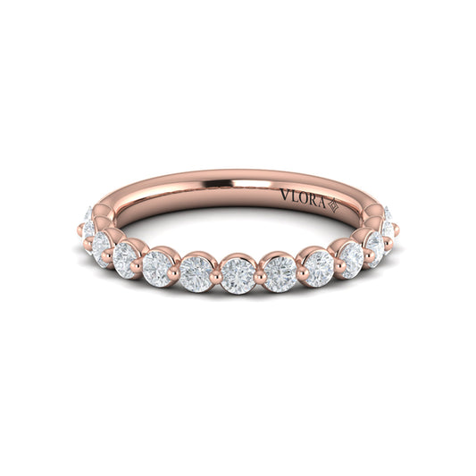 Refined Round Diamond Band