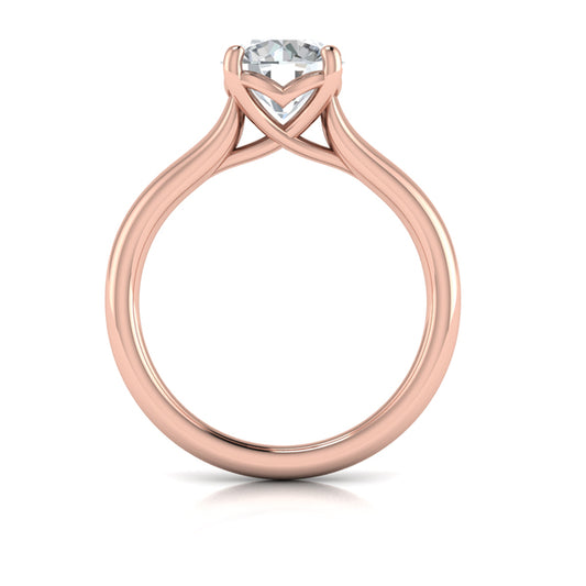 Classic Cathedral Solitaire Engagement Ring