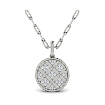 Diamond Pendant from AMULETA Collection in Platinum