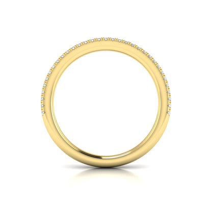 Stackable Bands Wedding Band in 14K Yellow Gold by Vlora Bridal