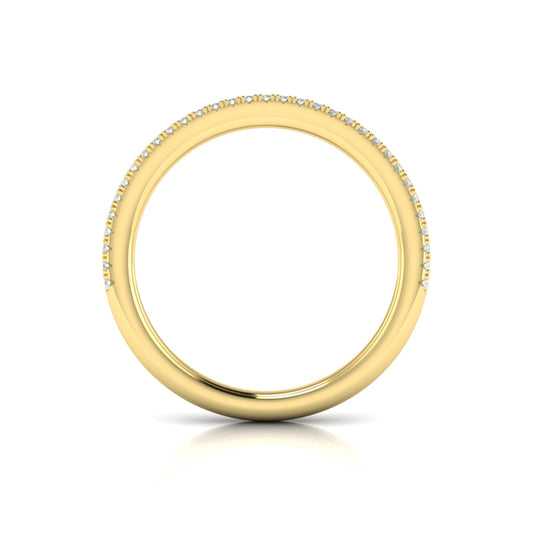 Stackable Bands Wedding Band in 14K Yellow Gold by Vlora Bridal