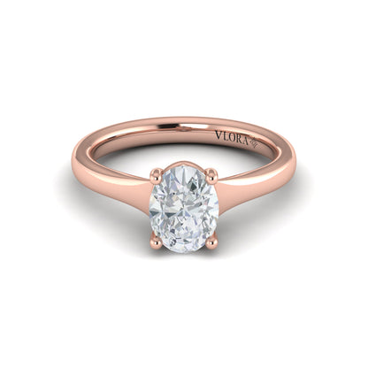 Graceful Solitaire Engagement Ring