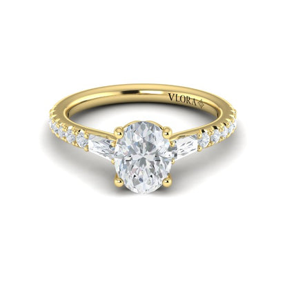 Luminous Oval Engagement Ring