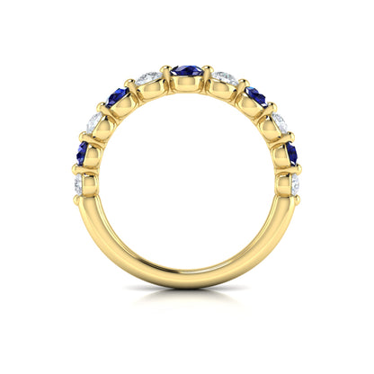 Diamond and Sapphire Ring