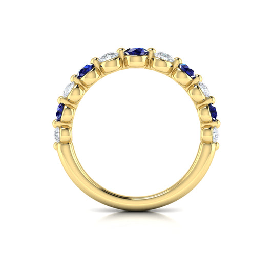 Diamond and Sapphire Ring