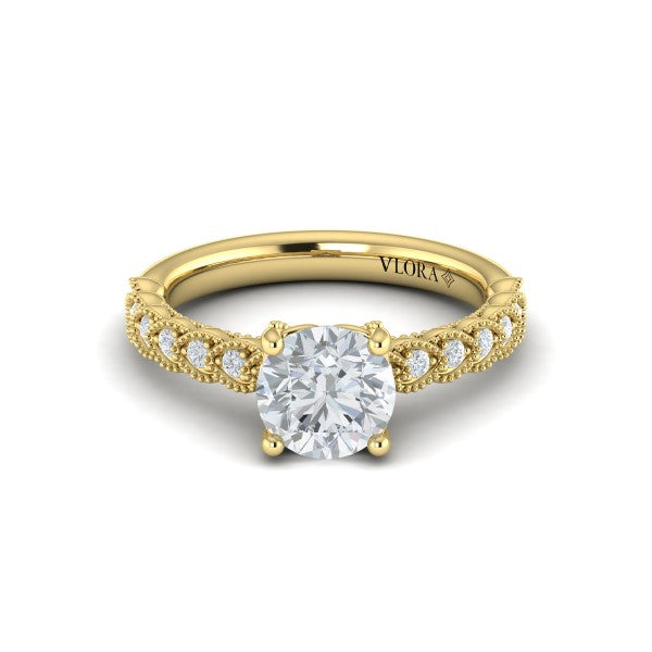 Modern Vintage Engagement Ring