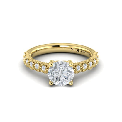 Modern Vintage Engagement Ring