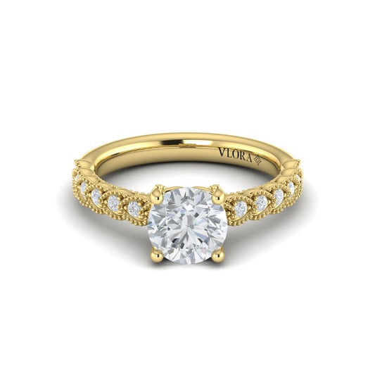 Modern Vintage Engagement Ring
