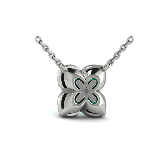 Petal Emerald Blossom Pendant