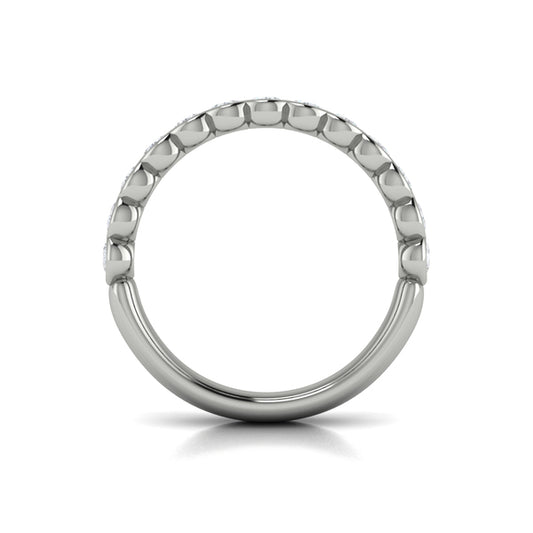 Matching Band to the Oval Accent Oval Diamond Engagement Ring
