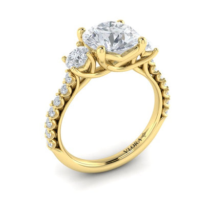 Classic Trio Three Stone Engagement Ring