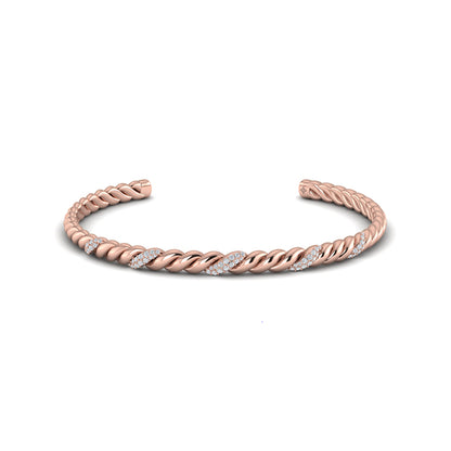 Slim Twist Cuff Bracelet