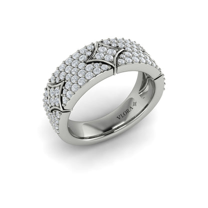 Diamond Vlora Star Ring