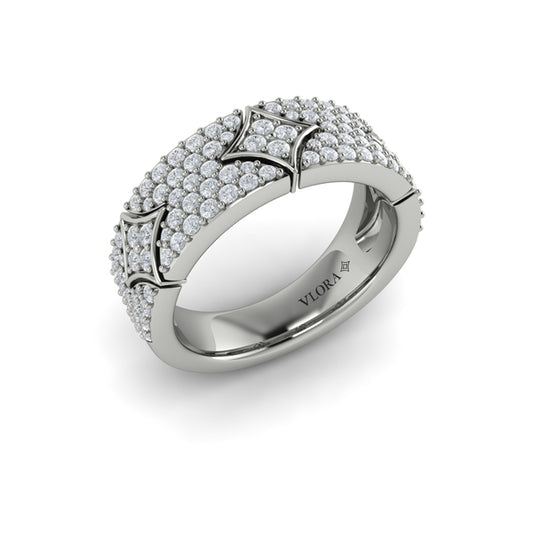 Diamond Vlora Star Ring