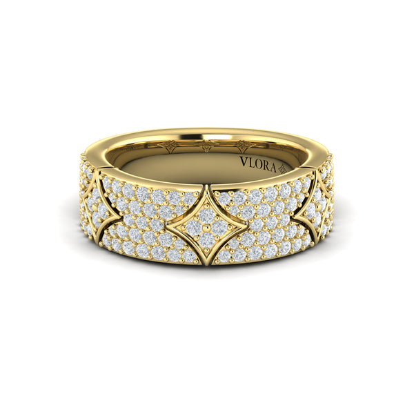 Diamond Vlora Star Ring