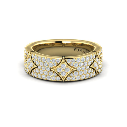 Diamond Vlora Star Ring