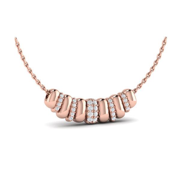 Beaded Line Necklace