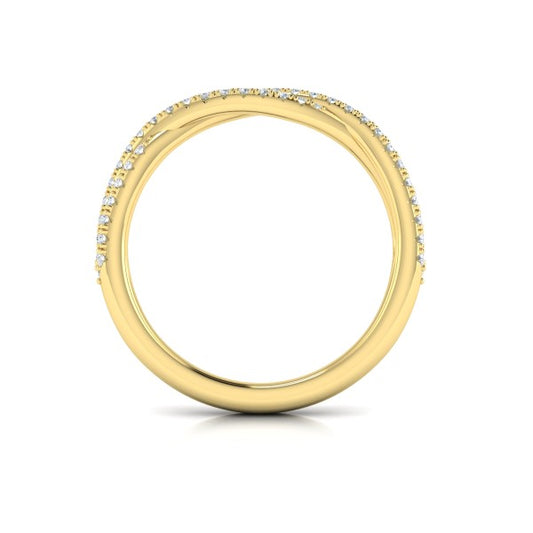 Delicate Twist Stackable Band