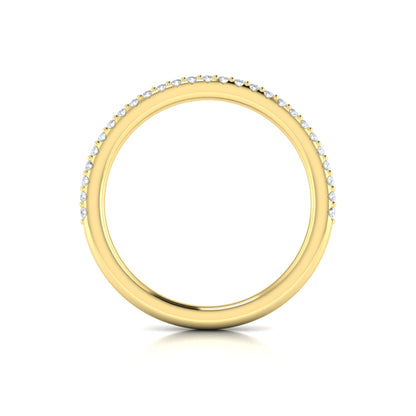 Matching Bands Wedding Band in 14K Yellow Gold by Vlora Bridal