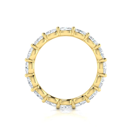 Elegant Oval Eternity Ring