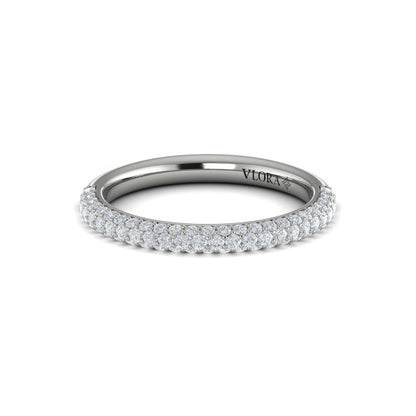 Stackable Bands Wedding Band in Platinum by Vlora Bridal