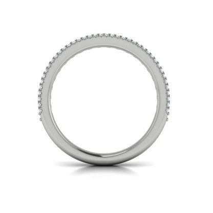 Stackable Bands Wedding Band in Platinum by Vlora Bridal