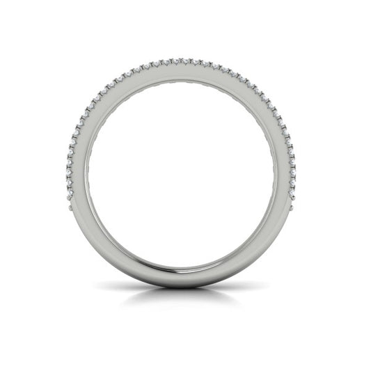 Stackable Bands Wedding Band in Platinum by Vlora Bridal