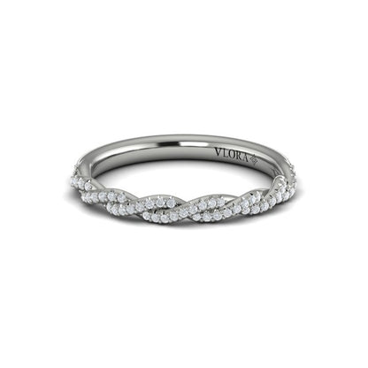Matching Bands Wedding Band in Platinum by Vlora Bridal
