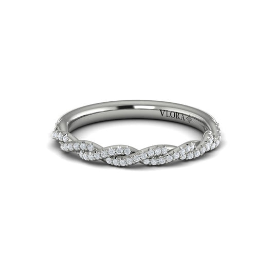 Matching Bands Wedding Band in Platinum by Vlora Bridal