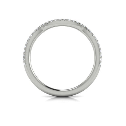 Matching Bands Wedding Band in Platinum by Vlora Bridal