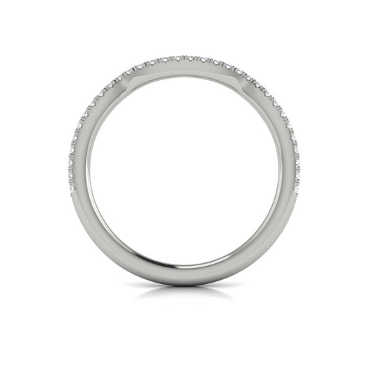 Matching Bands Wedding Band in Platinum by Vlora Bridal