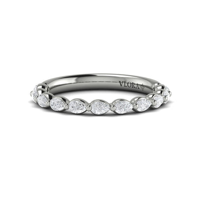 Matching band for the Marquise Accent Round Diamond Engagement Ring