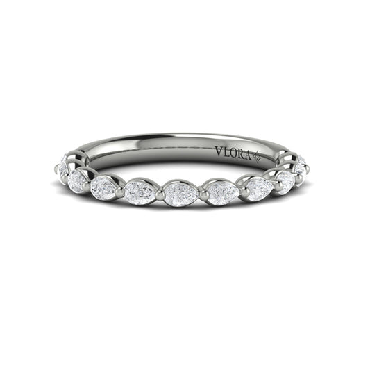Matching band for the Marquise Accent Round Diamond Engagement Ring