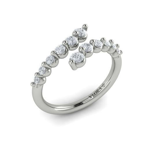 Diamond Open Wrap Ring