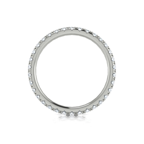 Eternity Bands Wedding Band in Platinum by Vlora Bridal